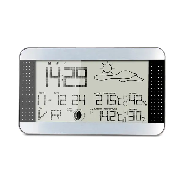Alecto Ws-1700 Zwart, Zilver Lcd Batterij/Accu thumbnail