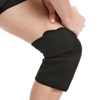 Fysic Fhp-180L Warmtebandage Knie Links - Warmte Pad Voor De Linkerknie - Zwart