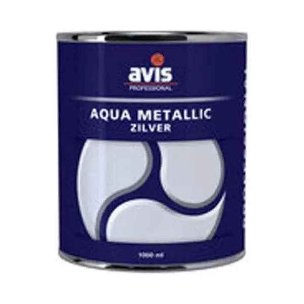 Avis Aqua Metalliclak - Zilver - 125 Ml thumbnail