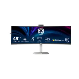 Philips 5000 series 49B2U5900CH/00 Computerbildschirm 124 cm (48.8") 5120 x 1440 Pixel Dual Qhd Lcd Schwarz