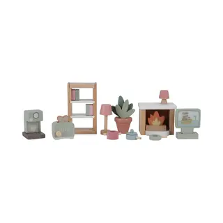 Little Dutch Puppenhaus Möbel Holz Spielset 17-teilig - Dekoration