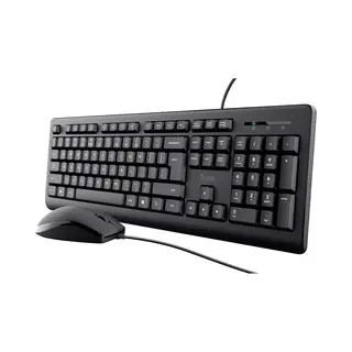 Trust Primo - Stille Keyboard en Muis set - Qwerty Us