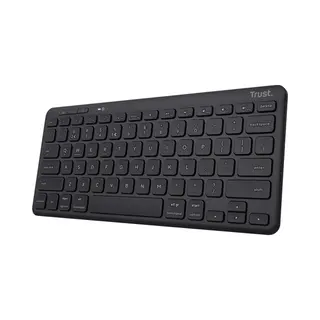 Trust Lyra toetsenbord Universeel Rf-draadloos + Bluetooth Azerty Belgisch Zwart