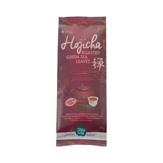 TerraSana Hojicha Geroosterde Groene Theeblaadjes Bio 40 Gram