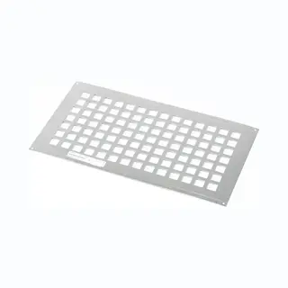 Gavo Ventilatieplaat Enkel Rij Aluminium 25 X 45cm (Prijs Per Stuk)
