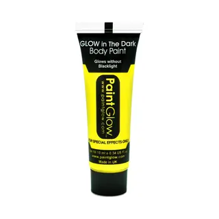 PaintGlow Glow In The Dark Face & Body Paint Geel 10 Ml