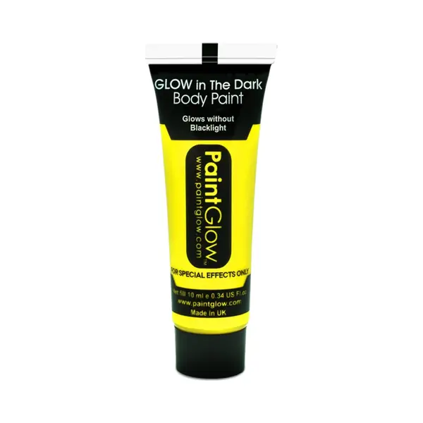 PaintGlow Glow In The Dark Face & Body Paint Geel 10 Ml thumbnail