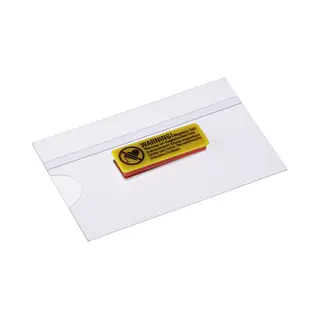 Europel 121268 Ausweisehülle/ -halter Namensschild-Halterung Polyvinylchlorid (Pvc) 24 Stück(e)