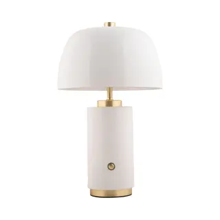 Leitmotiv Tafellamp Freya Led - Wit - Ø18cm - Scandinavisch