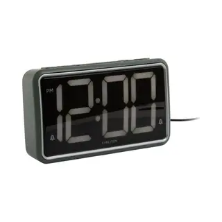 Karlsson Alarm Clock New Retro Jungle Green