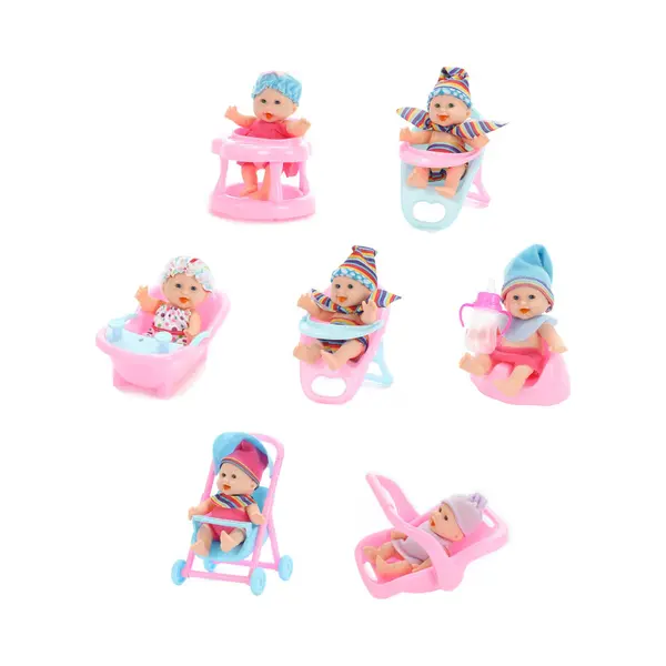 Toi-Toys Beau Mini Babypop Zittend, 12cm thumbnail