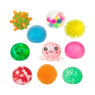 Toi-Toys Fun Knijpballen -Sensory Triangle- 5cm 10st