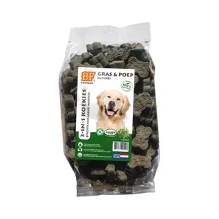 12x Bf Petfood 3-in-1 Koekjes Naturel 500 Gr