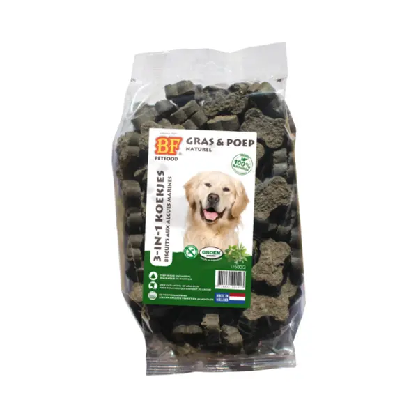 12x Bf Petfood 3-in-1 Koekjes Naturel 500 Gr thumbnail