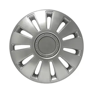 Górecki 2211084 Radkappen 35,6 cm (14") Abs, Metall Silber 4 Stück