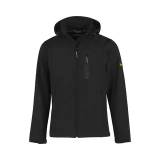 StØRvik Napier Softshell Jas - 4 Seizoenen - Heren - Fleece - Maat Xl - Zwart