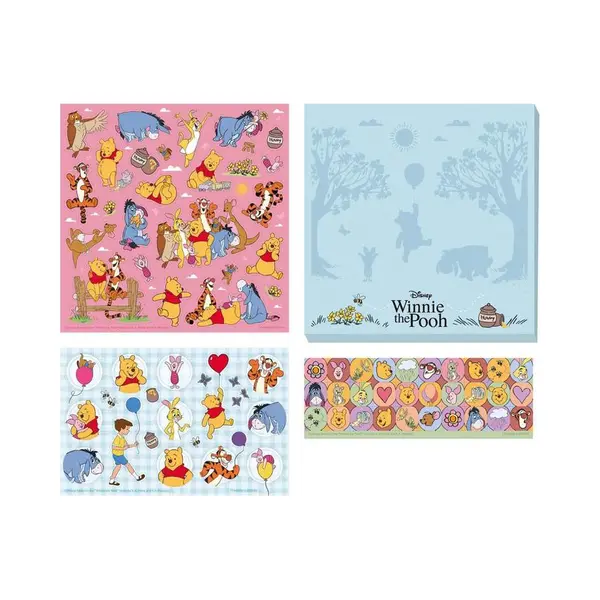 Winnie De Poeh Totum Sticker Set - 3 Vellen Stickers En Speelachtergrond - Creatief Speelgoed Junior Jongens En Meisjes thumbnail