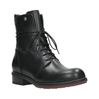 Dames Enkellaars Wolky 0443220-430 Murray Zwart - Maat 40