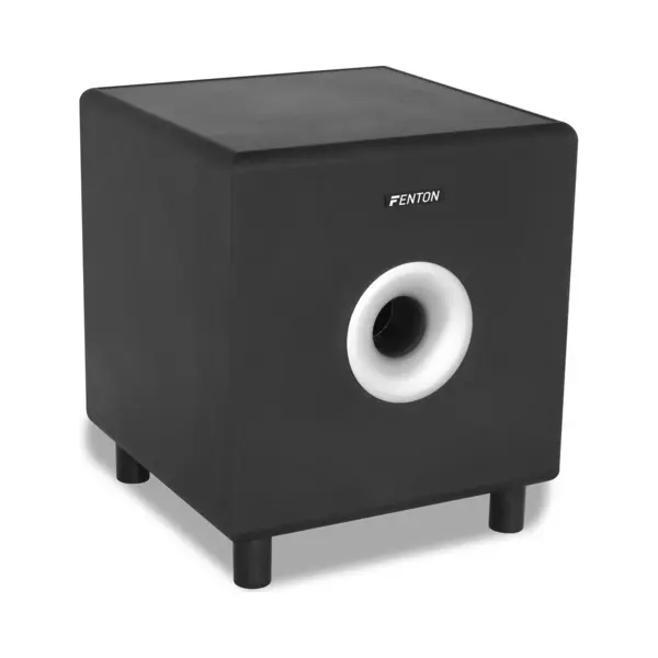 Fenton SHFS08B Zwart, Wit Actieve subwoofer 200 W thumbnail