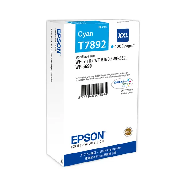 Epson Tintenkartusche Xxl Cyan thumbnail