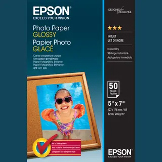 Epson Photo Paper Glossy - 13x18cm - 50 sheets