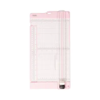 Vaessen Creative 2207-110 Papierschneider Zum Schneiden Und Falzen Von Geraden Linien Auf A3, A4 Und Kleineren Papierformaten, Rosa, Für Scrapbooking