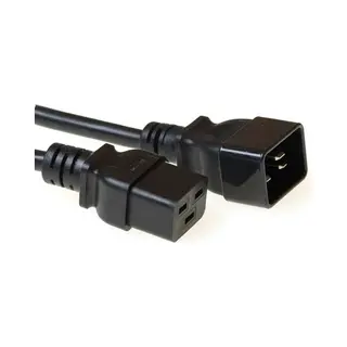 Act Netsnoer C19 - C20 zwart 0,6 m