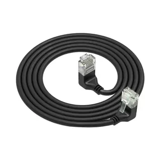 Act DD7951 netwerkkabel Zwart 1,5 m Cat6a U/Utp (Utp)
