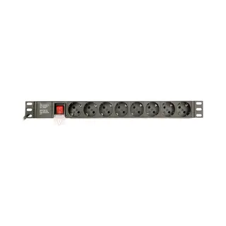 Gembird Eg-Pdu-014 energiedistributie 8 Ac-uitgang(en) 1U Zwart