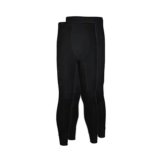 Avento Thermobroek Mannen - 2-Pack - Zwart - Maat S
