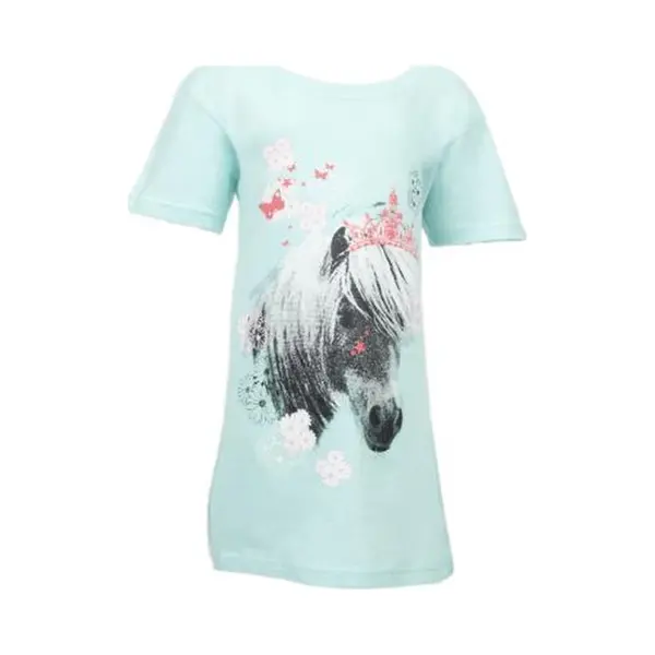 Fun2Wear Anouk Michaela Paarden Bigshirt Mint Maat 98 thumbnail