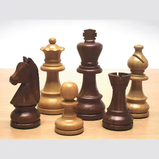 Hot Games Schaakstukken Staunton Standard Nr. 4 Acacia/Palmhout