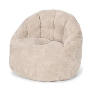 Little Dutch Kindersessel Sitzsack Für Kinder Teddy Soft Beige - Newborn Naturals