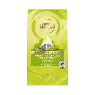 Lipton Exclusive Selection Thee Groen Sencha - Doos 25 Stuks X 1, 8 Gram