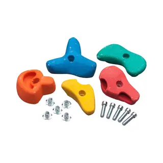 Swing King Klimgrepen Set - Klimsteen - 5 Stuks - 8 Cm - Composiet - Multicolor