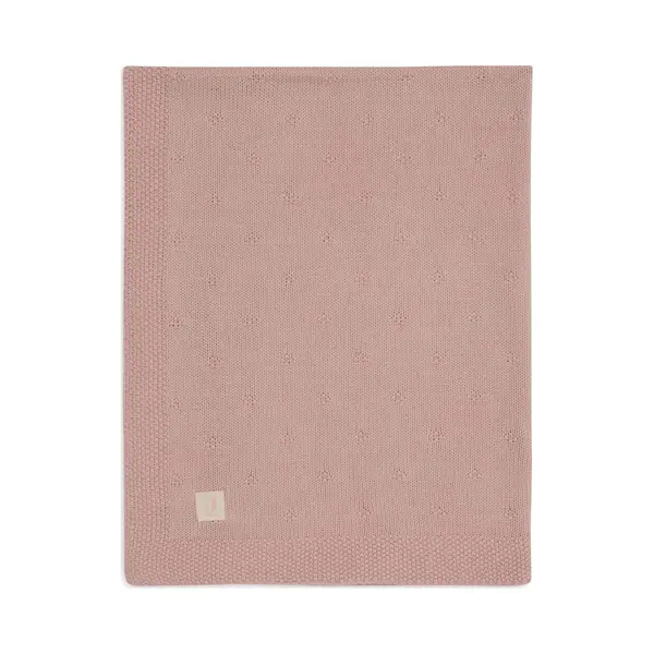 Jollein Baby Blanket Cosy Knit, Wild Rose, 100 X 150 Cm, 60% Cotton, 40% Acrylic, For Cot, 1.0 Tog, Oeko-Tex Certified, Knitting Pattern thumbnail