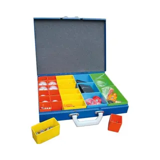 Little Jumbo Stalen Assortimentskoffer 66 Mm Met 23 Inzetbakjes - 2150106623