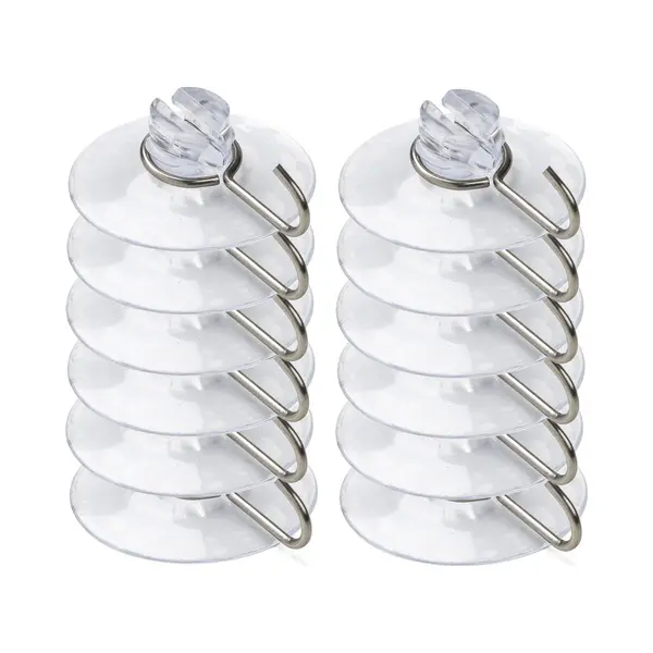 Kaemingk - Lumineo Zubehör Lichterketten & Anhänger Saugnapf Clips Transparent - 12er Set thumbnail