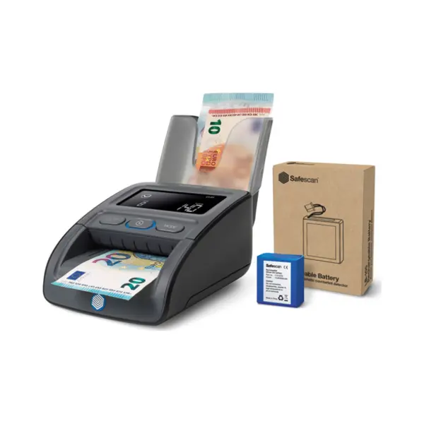 Safescan 155-S Komplett vals geld detector/toebehoren Zwart thumbnail