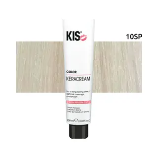 Kis Kera Cream Color Permanente Haarcrème 10SP Hoge Dekking, Keratine, Infusie, Diervriendelijk, Duurzaam, 100 Ml