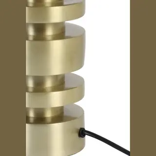 Light & Living Tafellamp Desley 40cm - Mat Goud (excl. Kap)