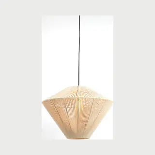Light & Living Hängeleuchte - Felida - Beige - Baumwolle - Ø - Light&living