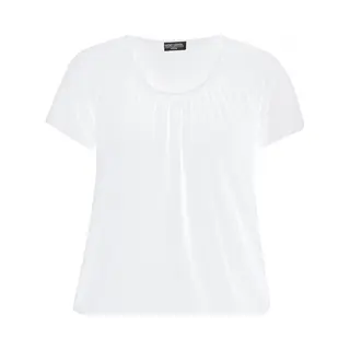 Base Level Curvy Ballonshirt "Yoni" Mit Gerafftem Rundhalsausschnitt