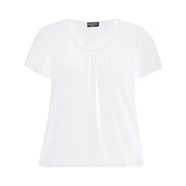 Base Level Curvy Ballonshirt "Yoni" Mit Gerafftem Rundhalsausschnitt thumbnail