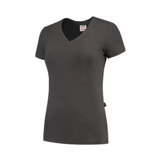 Tricorp, Werk Top, 101008RedXS T-Shirt V Hals Slim Fit Dames (Xs)