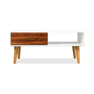 VidaXL Salontafel 90x50x40 Cm Massief Acaciahout