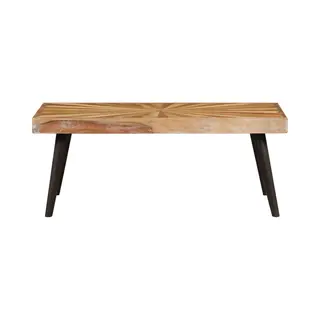 VidaXL Salontafel 90x55x36 Cm Massief Mangohout