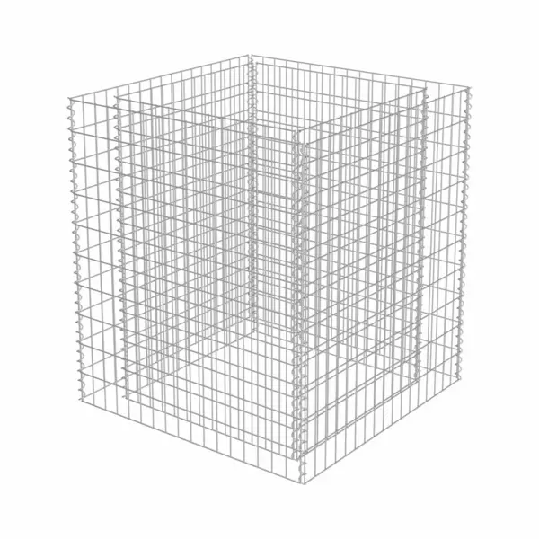 VidaXL Gabionen-Hochbeet Verzinkter Stahl 90×90×100 Cm thumbnail