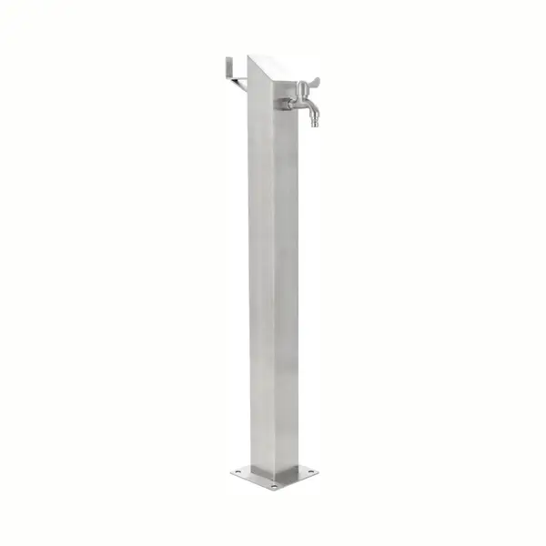 VidaXL Garten-Wassersäule Edelstahl Quadratisch 95 Cm thumbnail