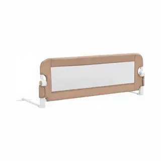 VidaXL Kleinkind-Bettschutzgitter Taupe 120x42 Cm Polyester